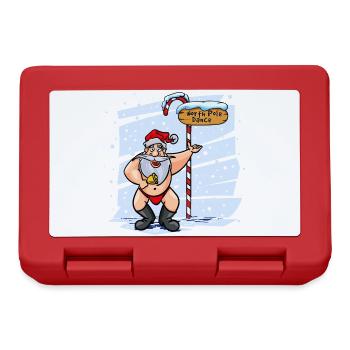 Doux Père Noël Pôle Nord Noël De Noël - Boîte à goûter - rouge - Devant