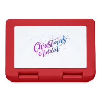Christmas Addict - Lunchbox - red - Front