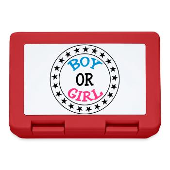 Boy or Girl - Lunchbox - red - Front