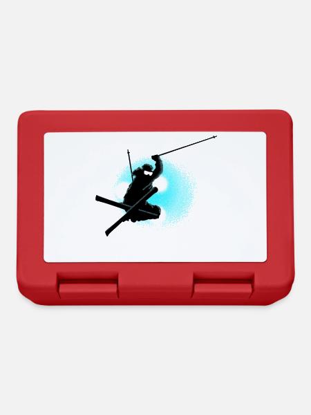 freestyle ski - Boîte à goûter - rouge