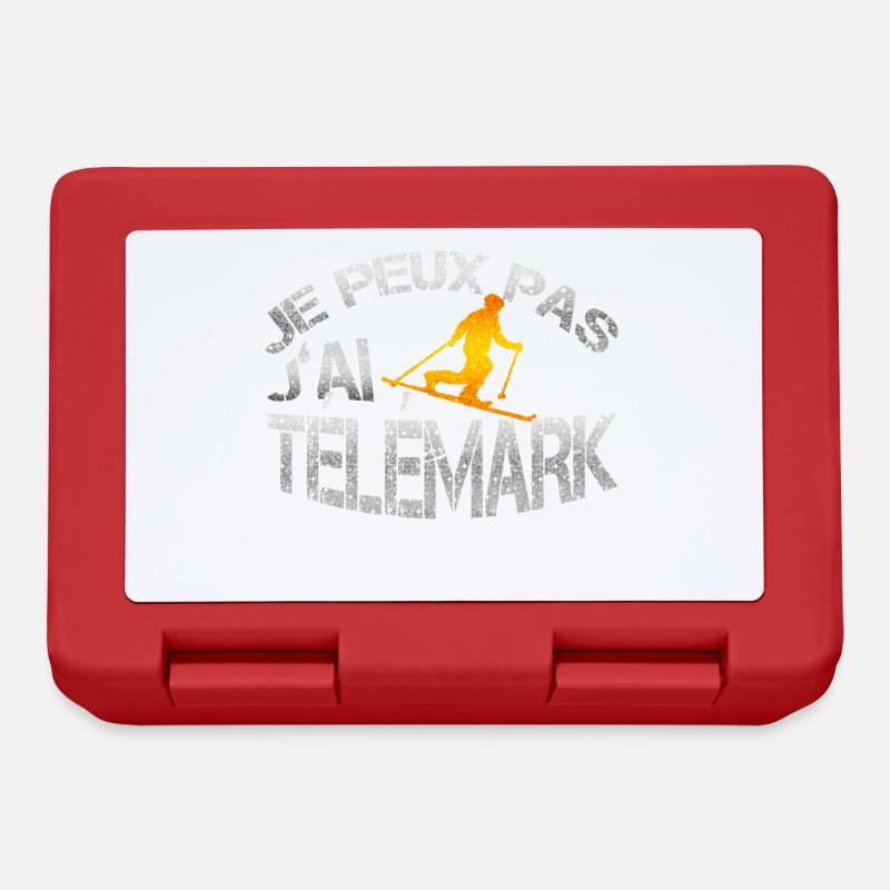 Télémark - Boîte à goûter - rouge