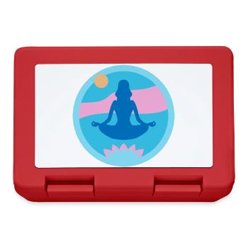 yoga - Lunchbox - red - Front