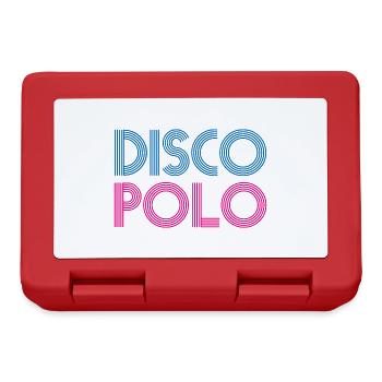 DISCO POLO Polska Polen Poland - Brotdose - Rot - Vorne