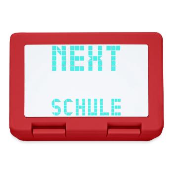 Next Level Schule - Brotdose - Rot - Vorne