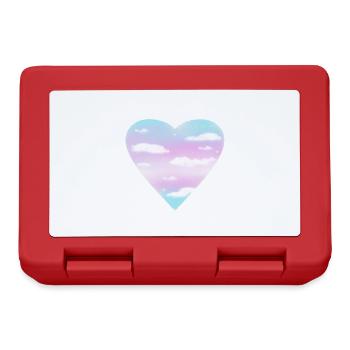 Cœur trans - Boîte à goûter - rouge - Devant