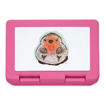 Bubble Robin - Brotdose - Pink - Vorne