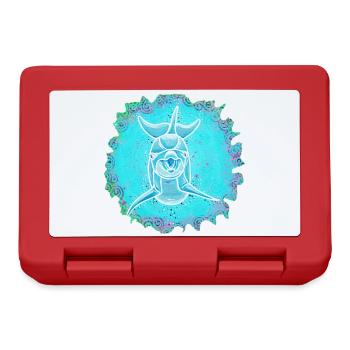 Happy Dolphin - Sonja Ariel von Staden - Lunchbox - red - Front