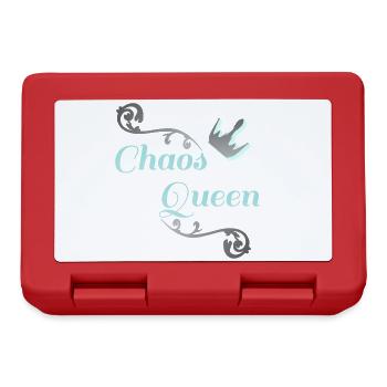 lustige sprücheshirts, chaosqueen, partnerlook - Brotdose - Rot - Vorne