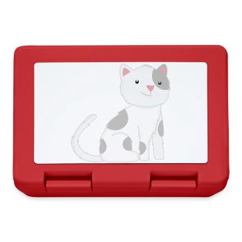 Chat Chats - Boîte à goûter - rouge - Devant