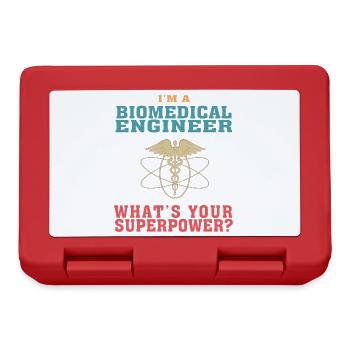 Citation amusante en génie biomédical pour le biomédical - Boîte à goûter - rouge - Devant