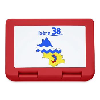 Isère - Boîte à goûter - rouge - Devant