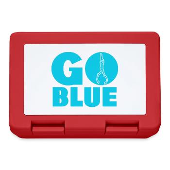 Go Blue - Apnea Freediving - Lunchbox - red - Front