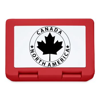 Canada Design 4 - Lunchbox - red - Front