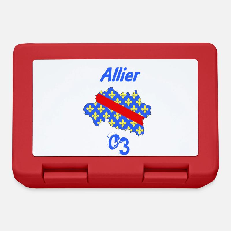 Allier - Boîte à goûter - rouge