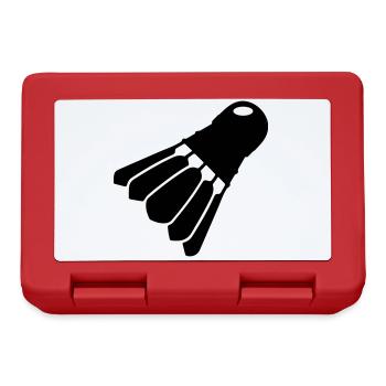 badminton - Boîte à goûter - rouge - Devant