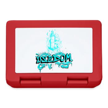 Usedom lighthouse design/gift idea - Lunchbox - red - Front