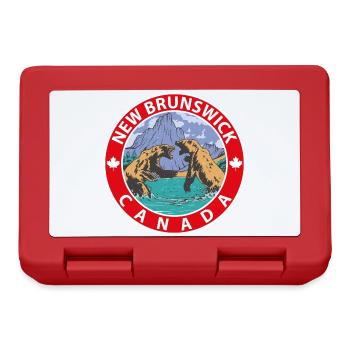 Nouveau-Brunswick - Boîte à goûter - rouge - Devant