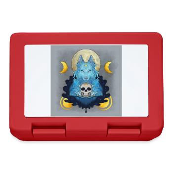 Blue Ink Spirits Poster - Lunar Witch Wolf - Brotdose - Rot - Vorne