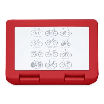 Fahrradfahrräder Fahrräder Fahrräder Radfahren Radfahren Radfahren - Brotdose - Rot - Vorne
