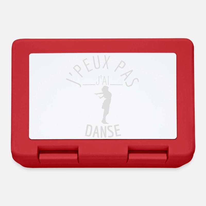J'Peux Pas J'Ai Danse - Boîte à goûter - rouge