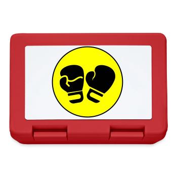 Boxen Boxhandschuhe Symbol - Brotdose - Rot - Vorne