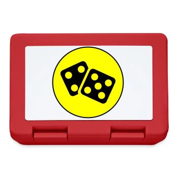 Cercle du casino Dice - Boîte à goûter - rouge - Devant