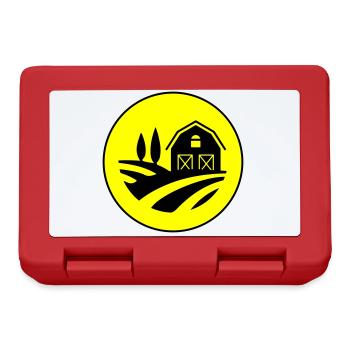 Farm Ernte Kreis - Brotdose - Rot - Vorne
