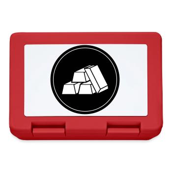Gold Circle icon - Lunchbox - red - Front
