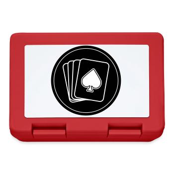 Map Icon Circle - Lunchbox - red - Front