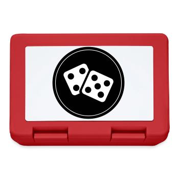 Cercle du casino Dice - Boîte à goûter - rouge - Devant