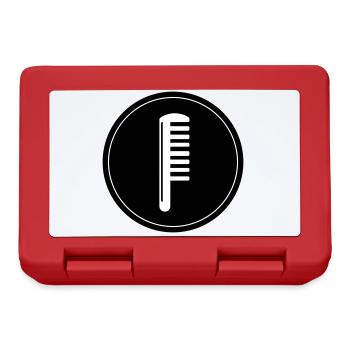 Kamm Friseur Kreis - Brotdose - Rot - Vorne