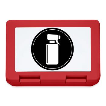 Cercle de coiffeurs - Boîte à goûter - rouge - Devant