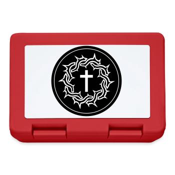 Dornenkrone Jesus icon - Brotdose - Rot - Vorne