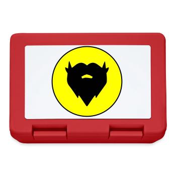Bart symbol - Brotdose - Rot - Vorne