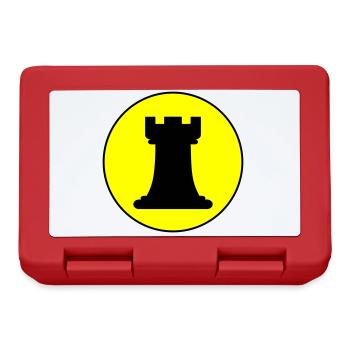 Chess piece tower - Lunchbox - red - Front