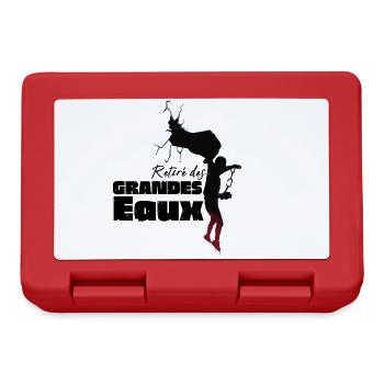 Retiré des grandes eaux - Ps/18:16 - Boîte à goûter - rouge - Devant