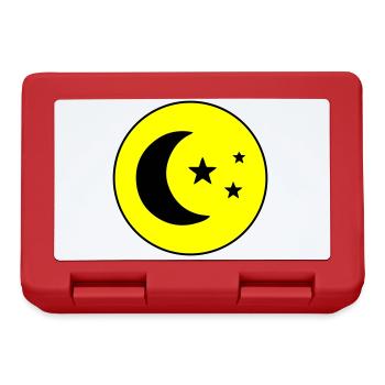 Mond Icon symbol - Brotdose - Rot - Vorne