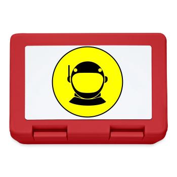 Astronaut icon icon - Lunchbox - red - Front