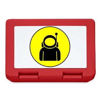 Astronaut icon icon - Lunchbox - red - Front