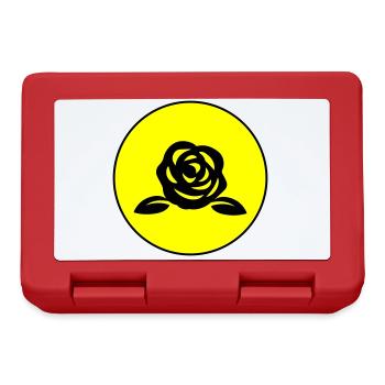 Symbole de la rose - Boîte à goûter - rouge - Devant