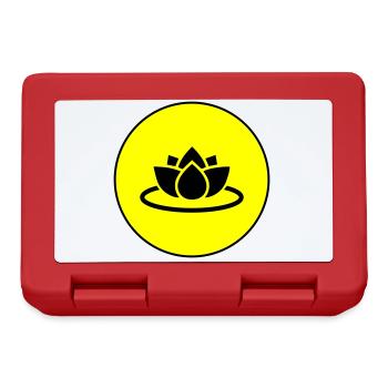 Water Rose Icon Icon - Lunchbox - red - Front