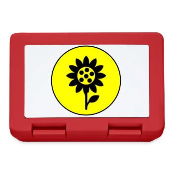 Icône d’icône de tournesol - Boîte à goûter - rouge - Devant
