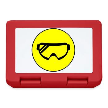 Skibrille icon - Brotdose - Rot - Vorne