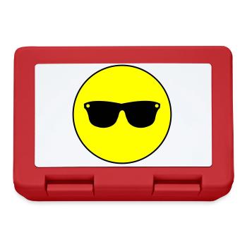 Sunglasses icon icon - Lunchbox - red - Front