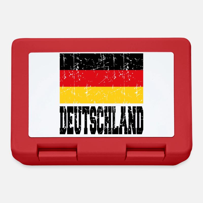 Deutschland - Brotdose - Rot