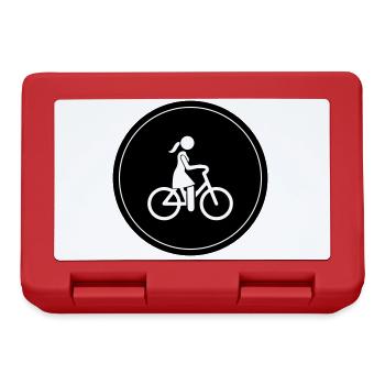 Cycling Bike Icon - Lunchbox - red - Front