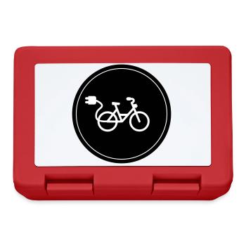 eBike Vélo Cyclisme - Boîte à goûter - rouge - Devant