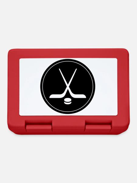 Eishockey Logo Symbol - Brotdose - Rot
