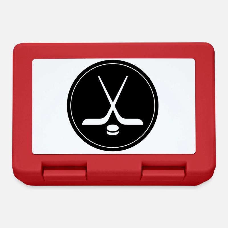 Eishockey Logo Symbol - Brotdose - Rot