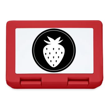 Frucht Erdbeere - Brotdose - Rot - Vorne
